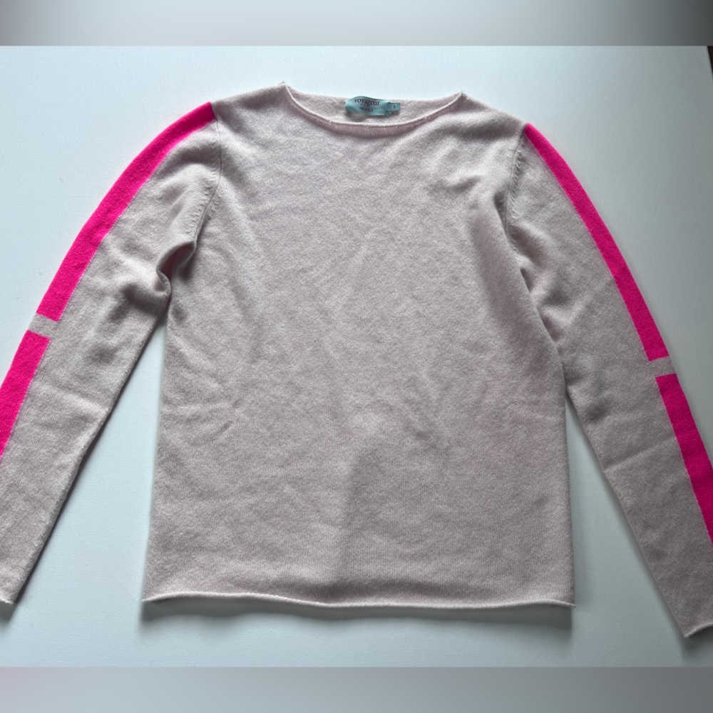 Voyageur by Mersea Pink Cashmere Sweater